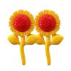 2 Pair Kids Toy Sunflower Dumbbell with Bell-Morning Exercises/Dance Performance