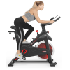 Indoor Cycling Exercise Bike Stationary, Home Gym Workout Fitness Bike with Comfortable Cusion, LCD Display and Hand Pulse