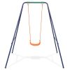 2-in-1 Single Swing and Toddler Swing Orange