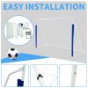 Home portable soccer gate Courtyard soccer match with nets storage for easy self-assembly