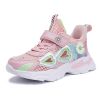 Kids Sneakers Girls Breathable Mesh Sport Shoes Non-slip Running Shoes Slip-on Children Light Casual Walking Shoe Tenis Infantil