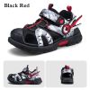 Kids Sandals for Boys 2022 Summer Children Fashion Hollow Shoes Camouflage Pattern Toddler Boys Sports Sandals Non-Slip Slippers