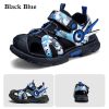 Kids Sandals for Boys 2022 Summer Children Fashion Hollow Shoes Camouflage Pattern Toddler Boys Sports Sandals Non-Slip Slippers