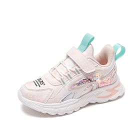 2022 Kids Running Sneakers Children's Tennis Shoes Girl Sneakers Children's Footwear Shoes For Girls Children's Sports Shoes (Color: White, size: 31)