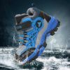 FLARUT Kids Winter Shoes Boys Hiking Shoes Plus Fur Warm Sport Running Shoes Waterproof Non-slip Outdoor Soft Climbing Sneakers