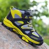 Kids Hiking Shoes Sport Shoes For Boys Teenagers Antiskid Running Shoes Walking Mountain Climbing Footwear Basket Flats Sneakers