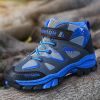 Kids Hiking Shoes Sport Shoes For Boys Teenagers Antiskid Running Shoes Walking Mountain Climbing Footwear Basket Flats Sneakers