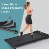 2 in 1 Under Desk Electric Treadmill 2.5HP;  with Bluetooth APP and speaker;  Remote Control;  Display;  Walking Jogging Running Machine Fitness Equip