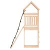 Playhouse with Climbing Wall Solid Wood Pine