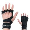 Weightlifting Fitness Gloves With Wrist Wraps; Silicone Gel Full Palm Protection; Gym Workout Gloves; Power Lifting Equipment