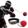 Boxing Speed Ball; Head-mounted PU Punch Ball MMA Sanda Training; Hand Eye Reaction; Home Sandbag Muay; Thai Boxer Fitness Equipment